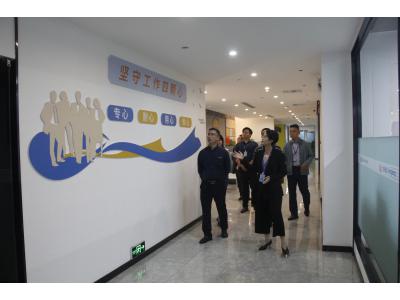 广东省水利水电第三工程局向导一行莅临威客电竞VKGAME集团旅行交流